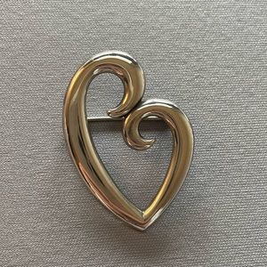 EUC James Avery Mother’s Love Heart Brooch #1